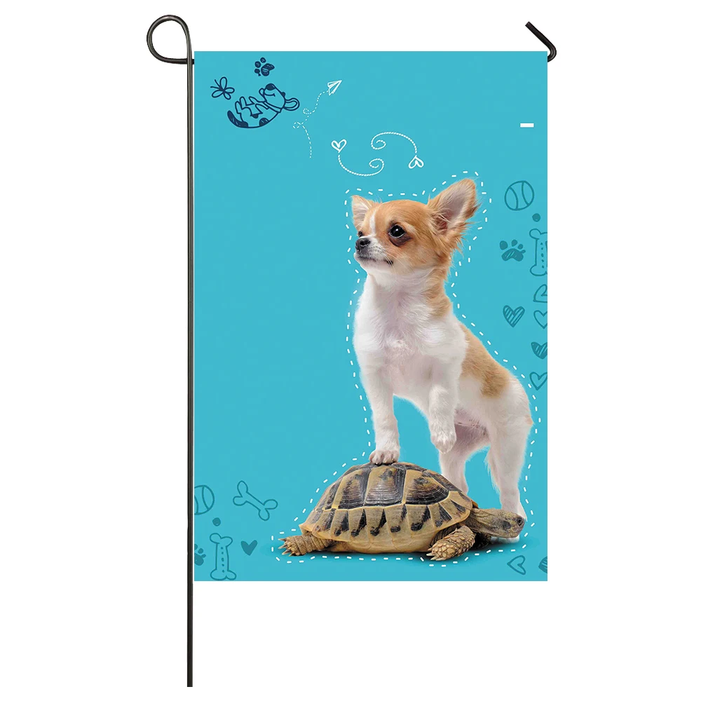 Dog Garden Flag 12x18 Double Sided - Decorations for Home - Turtle Pattern Outdoor Decor
Dog Garden Flag 12x18 Double Sided - Decorations for Home - Turtle Pattern Outdoor Decor