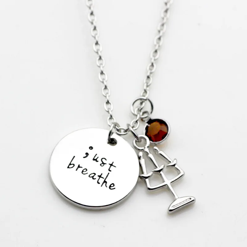 10PCS Fashion Letter Inspirational Necklace Just breathe Pendant Necklace Jewelry For Women Accessories
10PCS Fashion Letter Inspirational Necklace Just breathe Pendant Necklace Jewelry For Women Accessories