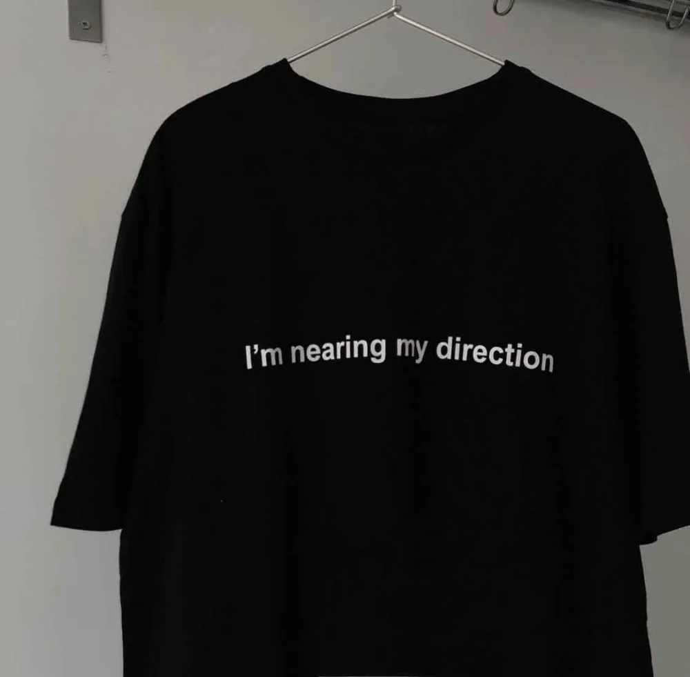 

Sugarbaby i'm nearing my direction t shirt Short Sleeve Fashion Tumblr Tees Black t shirts Grunge t shirt Hipster Clothing