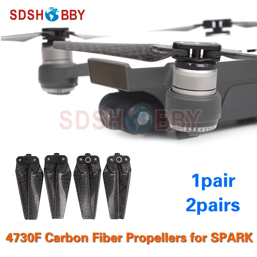 4730F Full Carbon Fiber Propellers Quick-release Foldable Props 4730 for DJI SPARK
4730F Full Carbon Fiber Propellers Quick-release Foldable Props 4730 for DJI SPARK