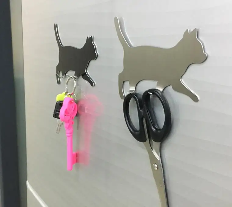 Cat Shape Refrigerator Hooks Free Punching Hooks No Trace Back Door Hooks Key Hanging Kitchen Bathroom Stainless Steel Hook 1pc
Cat Shape Refrigerator Hooks Free Punching Hooks No Trace Back Door Hooks Key Hanging Kitchen Bathroom Stainless Steel Hook 1pc