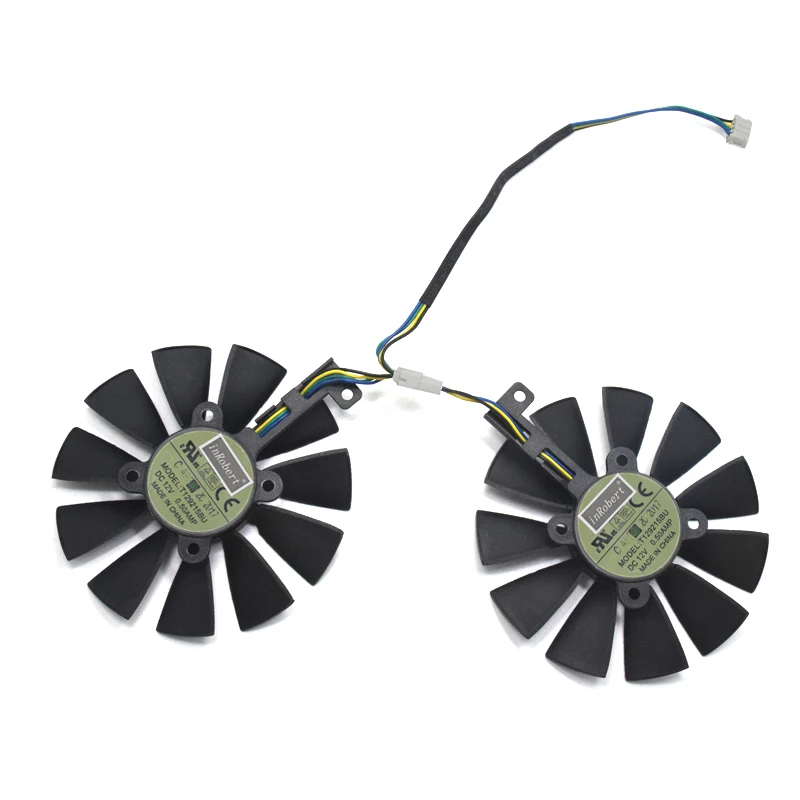 Вентилятор VGA заменяемый для ASUS 1066 88 мм T129215BU GTX1070 RX480 RX570 с картой памяти FDC10U12D9 C