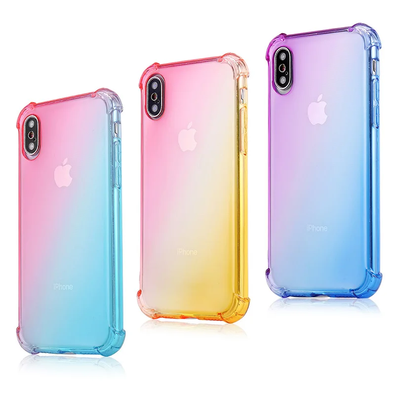 Luxury Colorful Gradient Clear Cell Phone Case For iPhone 11 Pro X XS XR XS Max 8 7 6 6S Plus SE 5 5S Soft TPU Protection Cover
Luxury Colorful Gradient Clear Cell Phone Case For iPhone 11 Pro X XS XR XS Max 8 7 6 6S Plus SE 5 5S Soft TPU Protection Cover