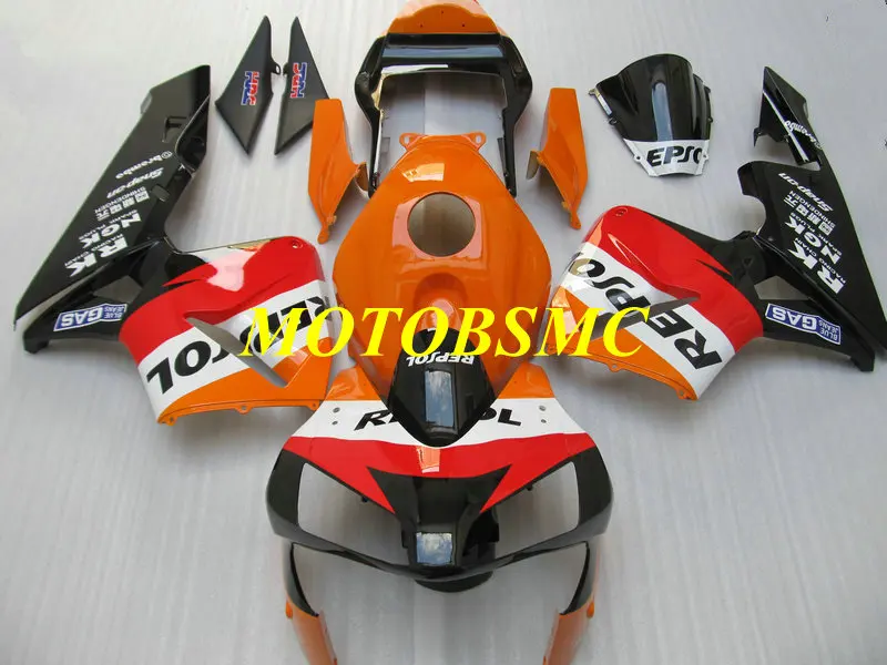 Обтекатель мотоцикла для HONDA CBR600RR F5 03 04 CBR 600RR 600 RR 2003 2004 ABS красные оранжевые черные