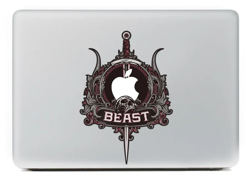 Наклейка в виде черепа из винила наклейка для DIY Macbook Pro / Air 11 13 15 дюймов чехол