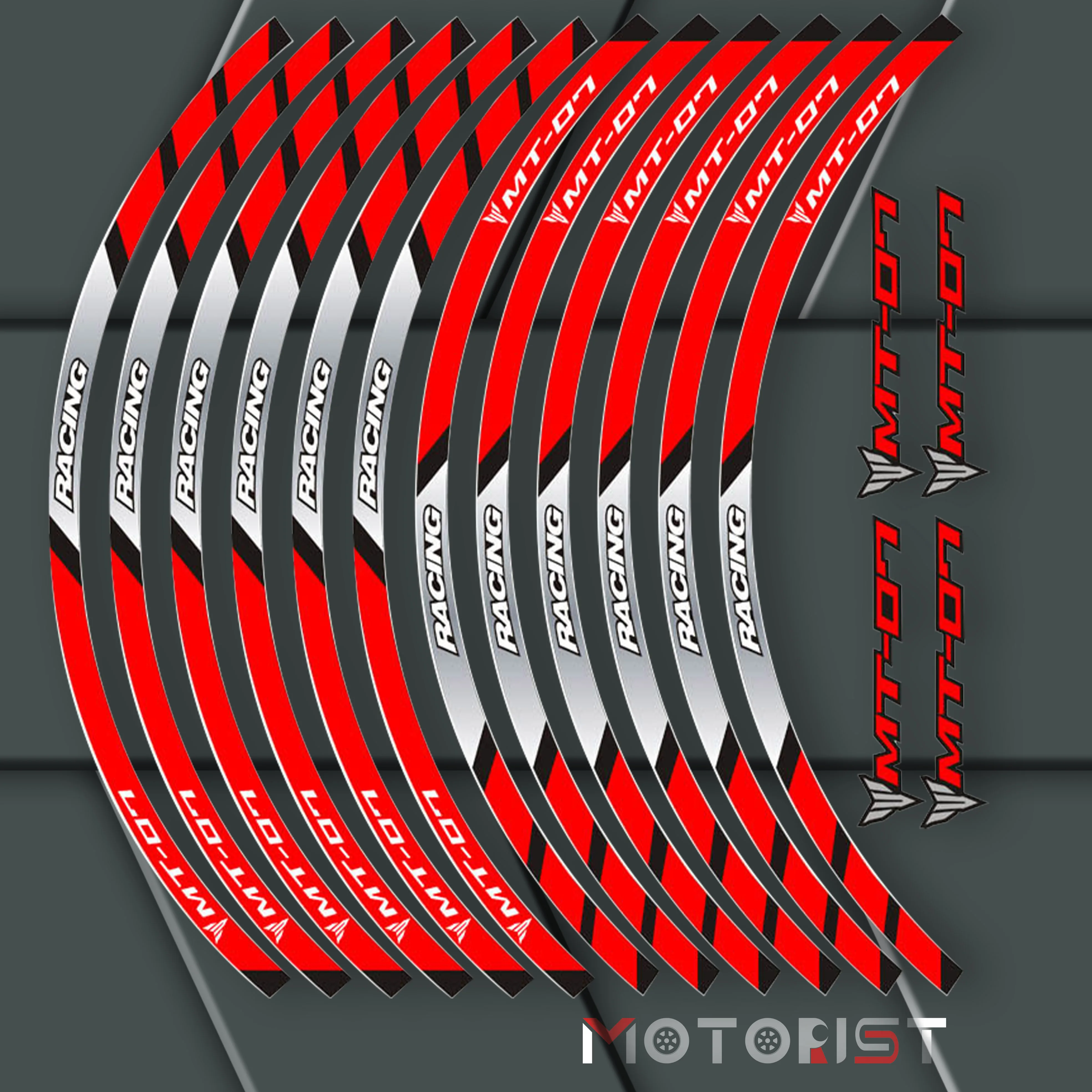 a set of 12pcs high quality motorcycle wheel decals waterproof Reflective stickers rim stripes For Yamaha MT-07 MT07
a set of 12pcs high quality motorcycle wheel decals waterproof Reflective stickers rim stripes For Yamaha MT-07 MT07