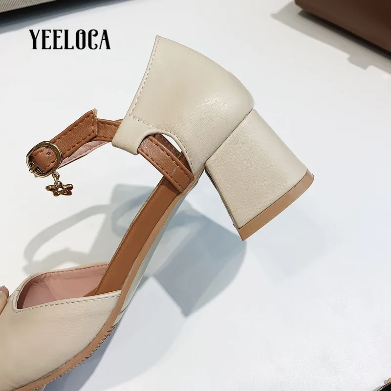 YEELOCA 2019 summer/spring sandals women casual hoof heels pointed toe high heels cover heel buckle chunky heels woman shoes
YEELOCA 2019 summer/spring sandals women casual hoof heels pointed toe high heels cover heel buckle chunky heels woman shoes