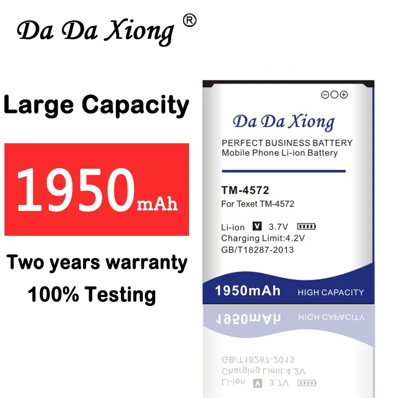 100% New Upgarde 1950mAh TM-4572 Battery For Texet Replacement Mobile Phone
100% New Upgarde 1950mAh TM-4572 Battery For Texet Replacement Mobile Phone