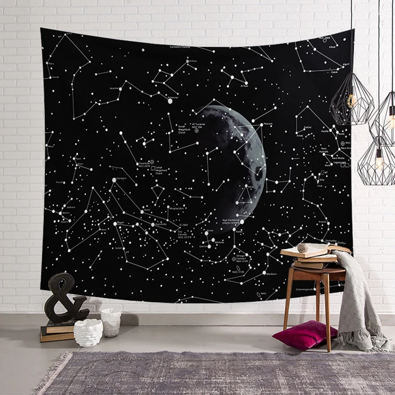 Psychedelic Constellation Galaxy Space Tapestry Wall Hanging Polyester Fabric Wall Decor Home
Psychedelic Constellation Galaxy Space Tapestry Wall Hanging Polyester Fabric Wall Decor Home