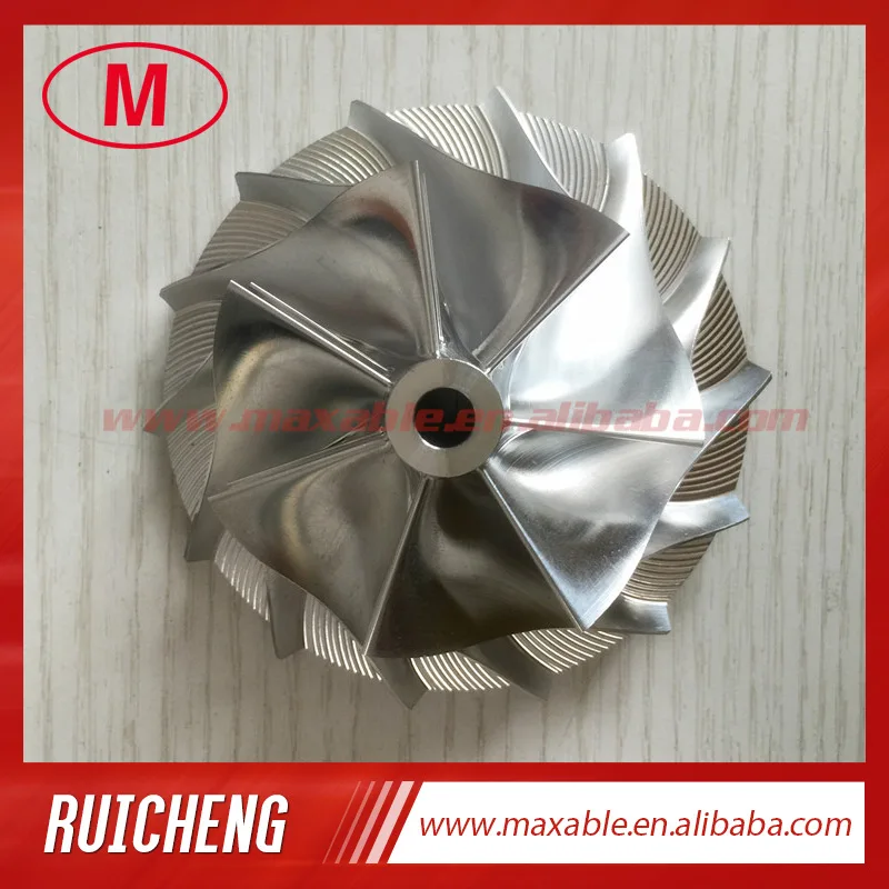 HX40/HE351 59.96/85.98mm 7+7 blades 4035879 performance design Turbocharger Billet/milling/aluminum 2024 compressor wheel | Автомобили и