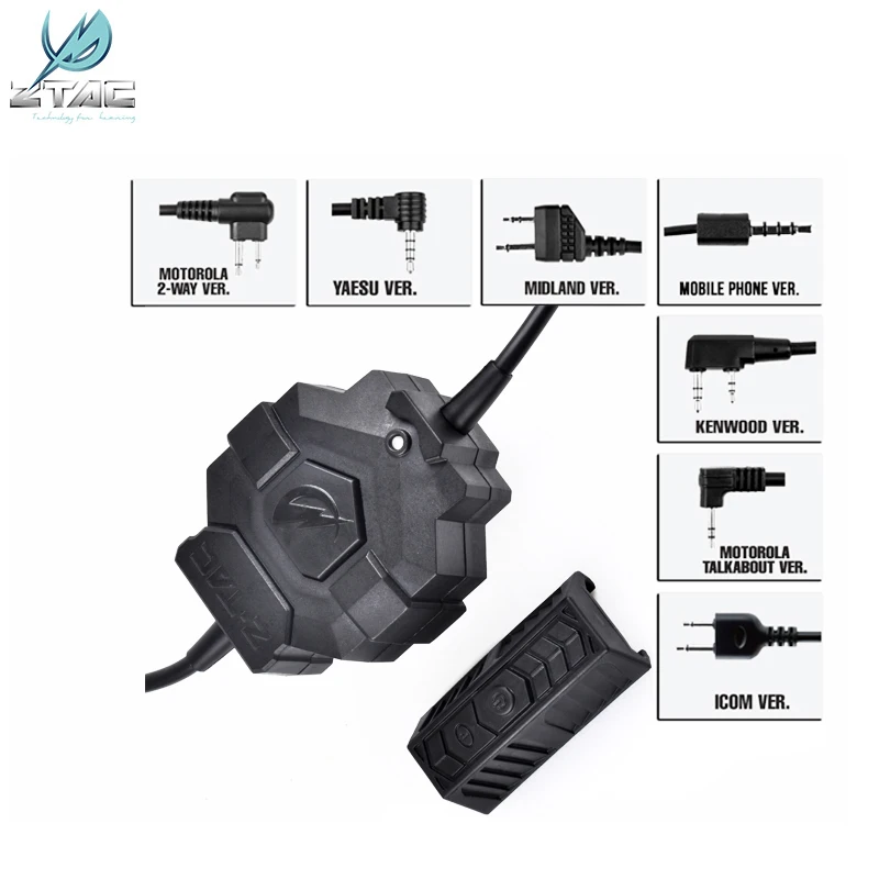 Z-TAC style Wireless PTT Adapter fo Army CS Field Radio Microphone Accessories Z123
Z-TAC style Wireless PTT Adapter fo Army CS Field Radio Microphone Accessories Z123