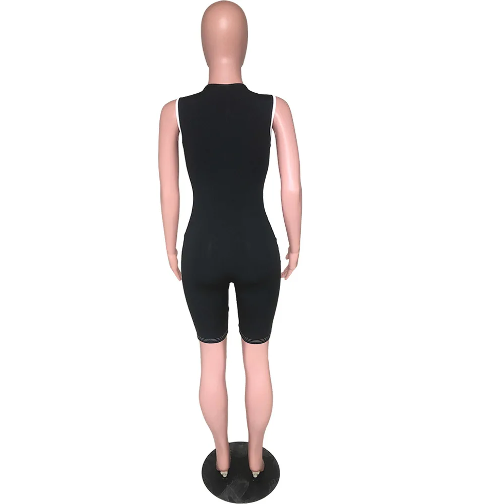 HAOOHU 2019 new women zipper up v-neck sleeveless knee length bodycon skinny playsuit sexy night club jumpsuit romper
HAOOHU 2019 new women zipper up v-neck sleeveless knee length bodycon skinny playsuit sexy night club jumpsuit romper