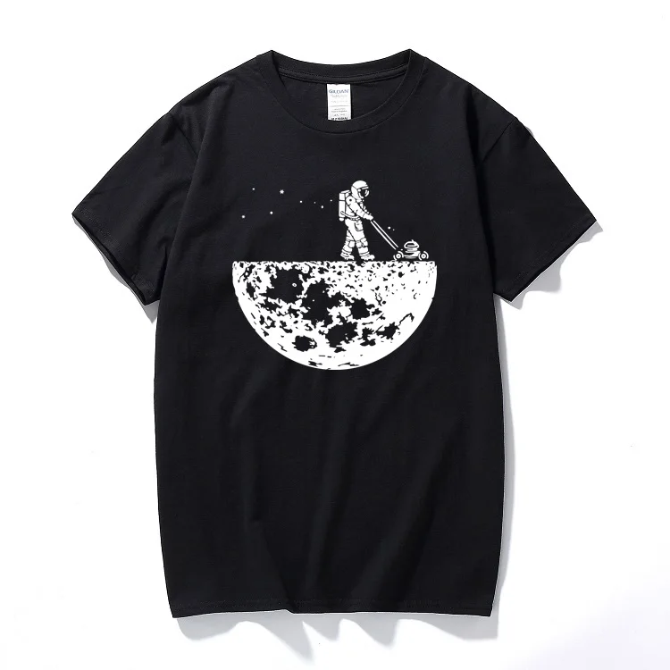 Develop The Moon T-shirts Men's Creative Design Summer Tee shirts Casual Streetwear Cotton Tops Funny T shirts Men Black
Develop The Moon T-shirts Men's Creative Design Summer Tee shirts Casual Streetwear Cotton Tops Funny T shirts Men Black