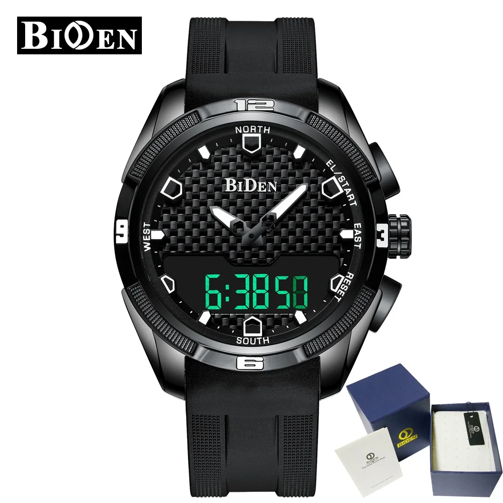BIDEN Luxury Brand Men's Fashion Sport Watches Men Quartz Analog Date Clock Man Casual Silica gel Military Waterproof Wristwatch
BIDEN Luxury Brand Men's Fashion Sport Watches Men Quartz Analog Date Clock Man Casual Silica gel Military Waterproof Wristwatch