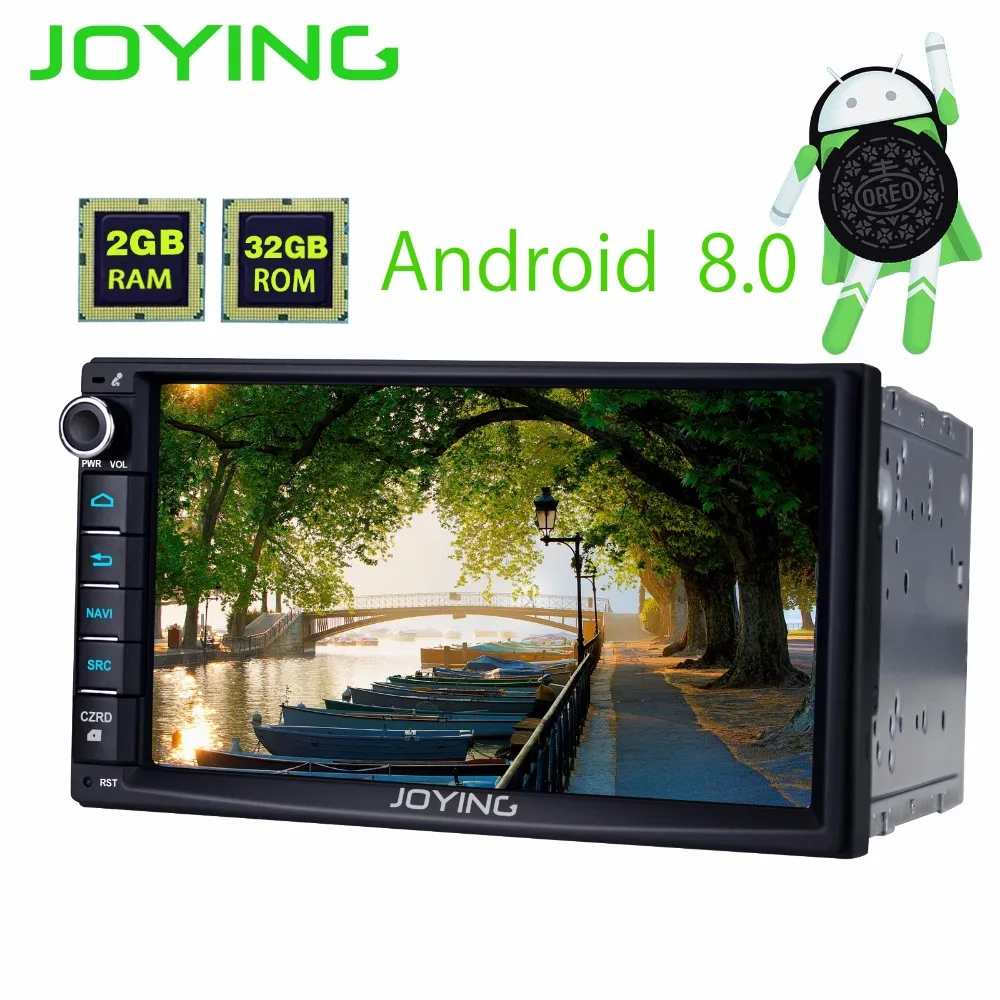 Радуясь 2 Дин Радио 7 ''hd плеер сенсорный экран цифровой Android 8 0 Oreo gps Navi с Carplay Wi Fi