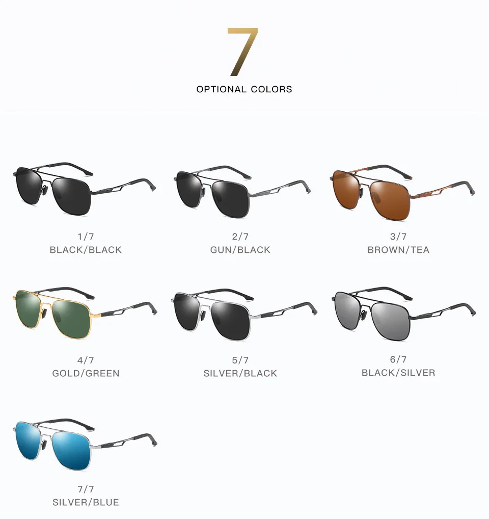 New glasses driving sunglasses polarized sunglasses colorful polarizers Fashion Sunglasses Fashion Sunglasses Men Driving A560
New glasses driving sunglasses polarized sunglasses colorful polarizers Fashion Sunglasses Fashion Sunglasses Men Driving A560