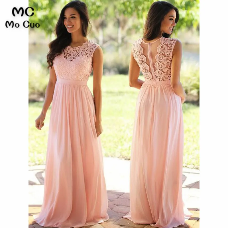 Elegant 2019 Blush Pink Bridesmaid Dresses Long Scoop Sleeveless Chiffon Illusion Formal Wedding Party Dress Bridesmaid Dress
Elegant 2019 Blush Pink Bridesmaid Dresses Long Scoop Sleeveless Chiffon Illusion Formal Wedding Party Dress Bridesmaid Dress