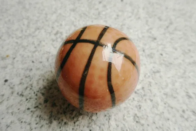 Basketball painted ceramic cartoon children room shake handle puckering Drawer chest door ceramic shake handle