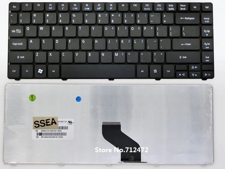 Новая клавиатура SSEA US для Acer Aspire 4741G 4741Z 4741ZG 4743G 4743Z 4745 4745G 4745Z 4750 4750G 4752 4752G 4752Z 4752ZG