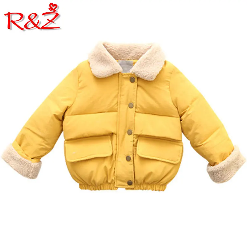 R&Z 2019 girls winter new thick cotton coat lamb cotton jacket small children warm fashion yellow coat
R&Z 2019 girls winter new thick cotton coat lamb cotton jacket small children warm fashion yellow coat