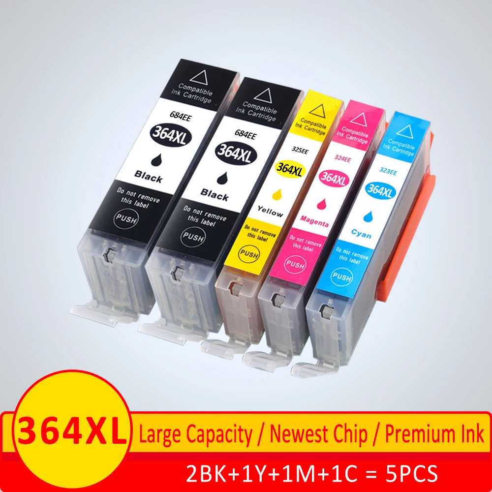 XiangYu 364 XL Compatible Cartridge replace for HP 364 for HP364 Ink Cartridge Deskjet 3070A 5510 6510 B209a C510a C309a Printer
XiangYu 364 XL Compatible Cartridge replace for HP 364 for HP364 Ink Cartridge Deskjet 3070A 5510 6510 B209a C510a C309a Printer
