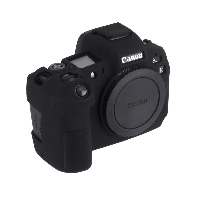 Резиновый силиконовый чехол мягкого корпуса для камеры Canon EOS R RP R6 R5 EOSR6 EOSR5 DSLR.