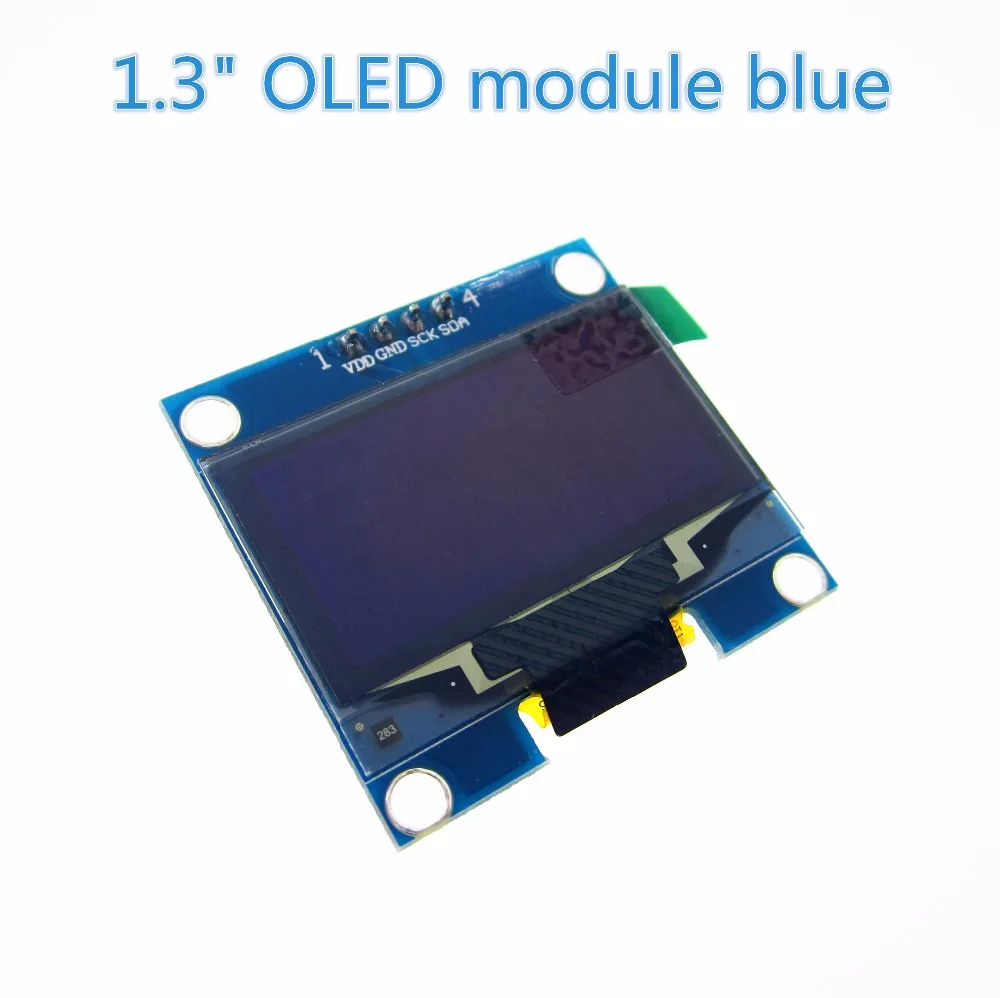 HAILANGNIAO 10 шт. светодиодный модуль O 1 3 дюйма синий цвет IIC I2C 128X64 5 дюймовый ЖК дисплей