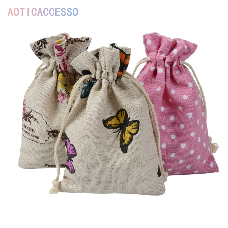10pcs Wrap Supplies Gift Candy Bags Party Event Linen Burlap Bag Drawstring Pouch Jewelry Box Cartoon Christmas Jute Gift Bag
10pcs Wrap Supplies Gift Candy Bags Party Event Linen Burlap Bag Drawstring Pouch Jewelry Box Cartoon Christmas Jute Gift Bag