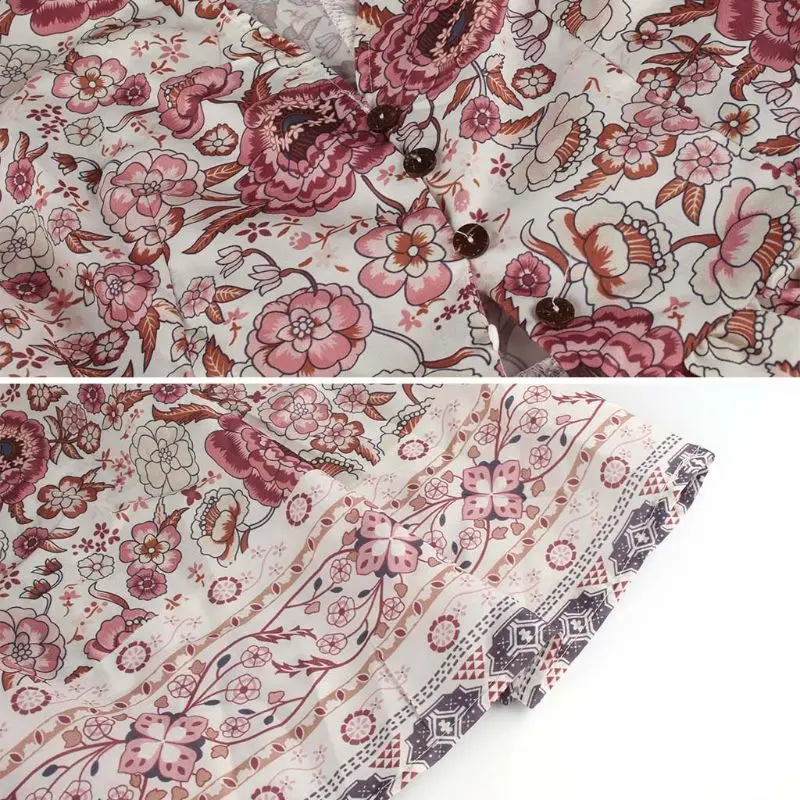 Women Ladies Summer Beach Boho Deep V-Neck Button Short Sleeve Floral Wrap Skater Mini Dress
Women Ladies Summer Beach Boho Deep V-Neck Button Short Sleeve Floral Wrap Skater Mini Dress