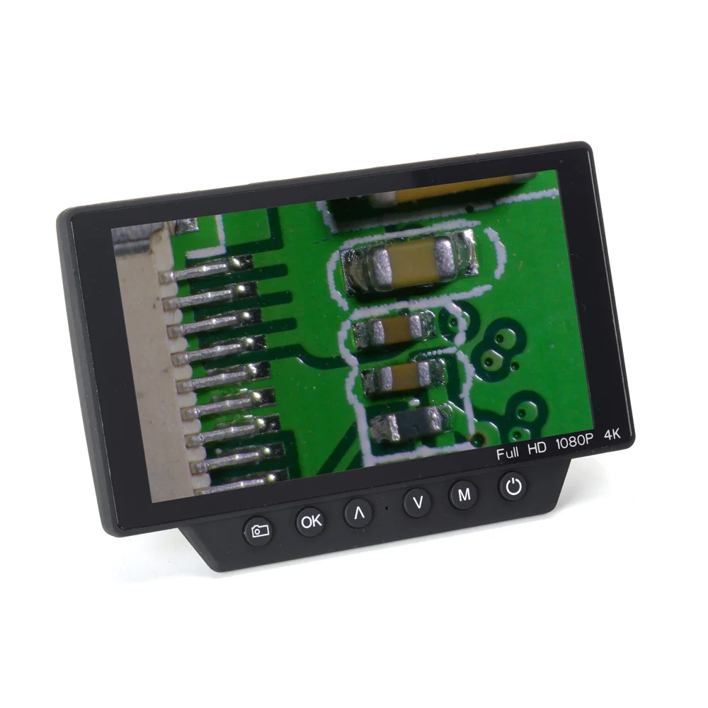 

5" Screen 300X 16MP SONY CMOS 1/2.3 HD Sensor 1080P 60FPS HDMI USB Digital Inspection Video Industrial Microscope Wifi Camera