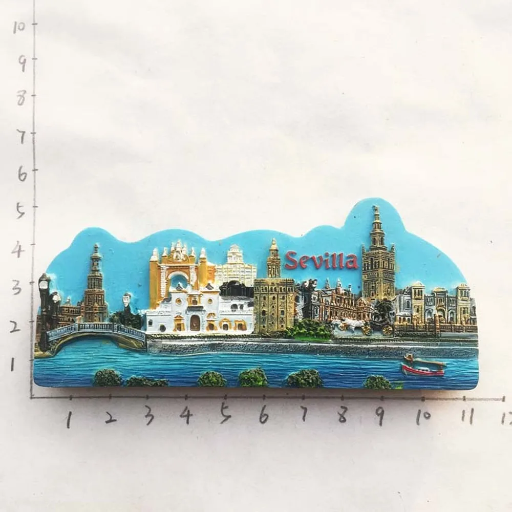 Resin 3D Seville Spain fridge magnet souvenir tourist gifts ideas home decoration accessories
Resin 3D Seville Spain fridge magnet souvenir tourist gifts ideas home decoration accessories