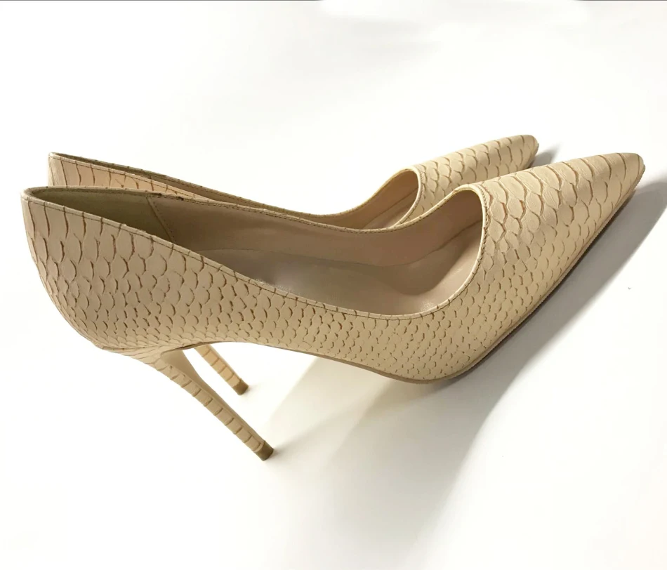 Fashion free shipping nude python Leather Poined Toe Stiletto high heel shoe pump HIGH-HEELED SHOES dress shoes
Fashion free shipping nude python Leather Poined Toe Stiletto high heel shoe pump HIGH-HEELED SHOES dress shoes