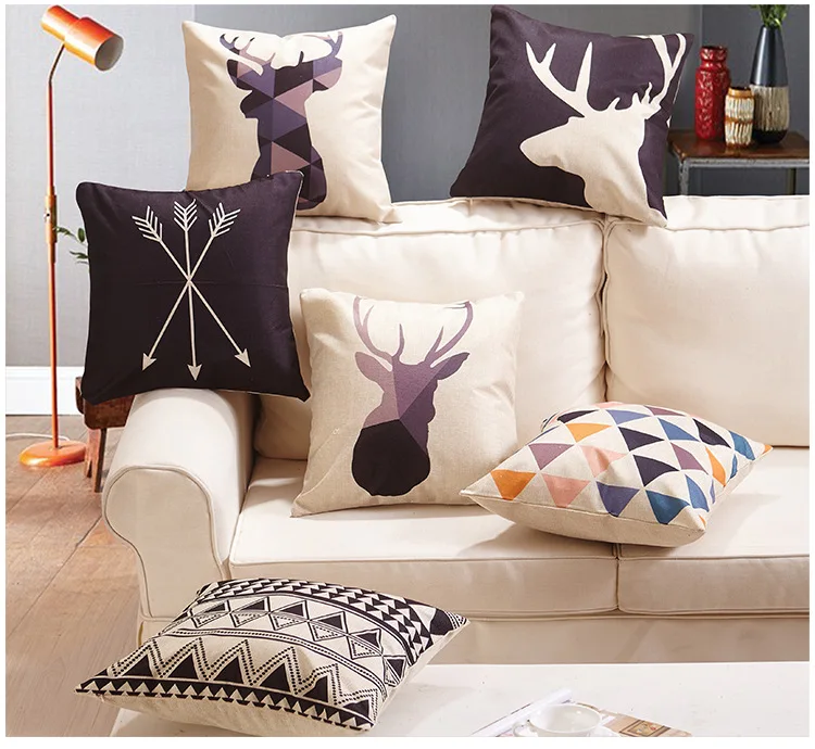 1PC Retro Christmas Deer Printed Linen Cotton Cushion Home Decoration Textile Art Crafts Sofa Car Cushion with Core OU 033
1PC Retro Christmas Deer Printed Linen Cotton Cushion Home Decoration Textile Art Crafts Sofa Car Cushion with Core OU 033