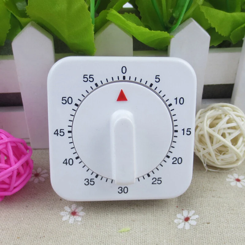 Portable Kitchen Timer Count Down Alarm Reminder 60 Minutes White Square Mechanical Timer Home Baking Tools
Portable Kitchen Timer Count Down Alarm Reminder 60 Minutes White Square Mechanical Timer Home Baking Tools