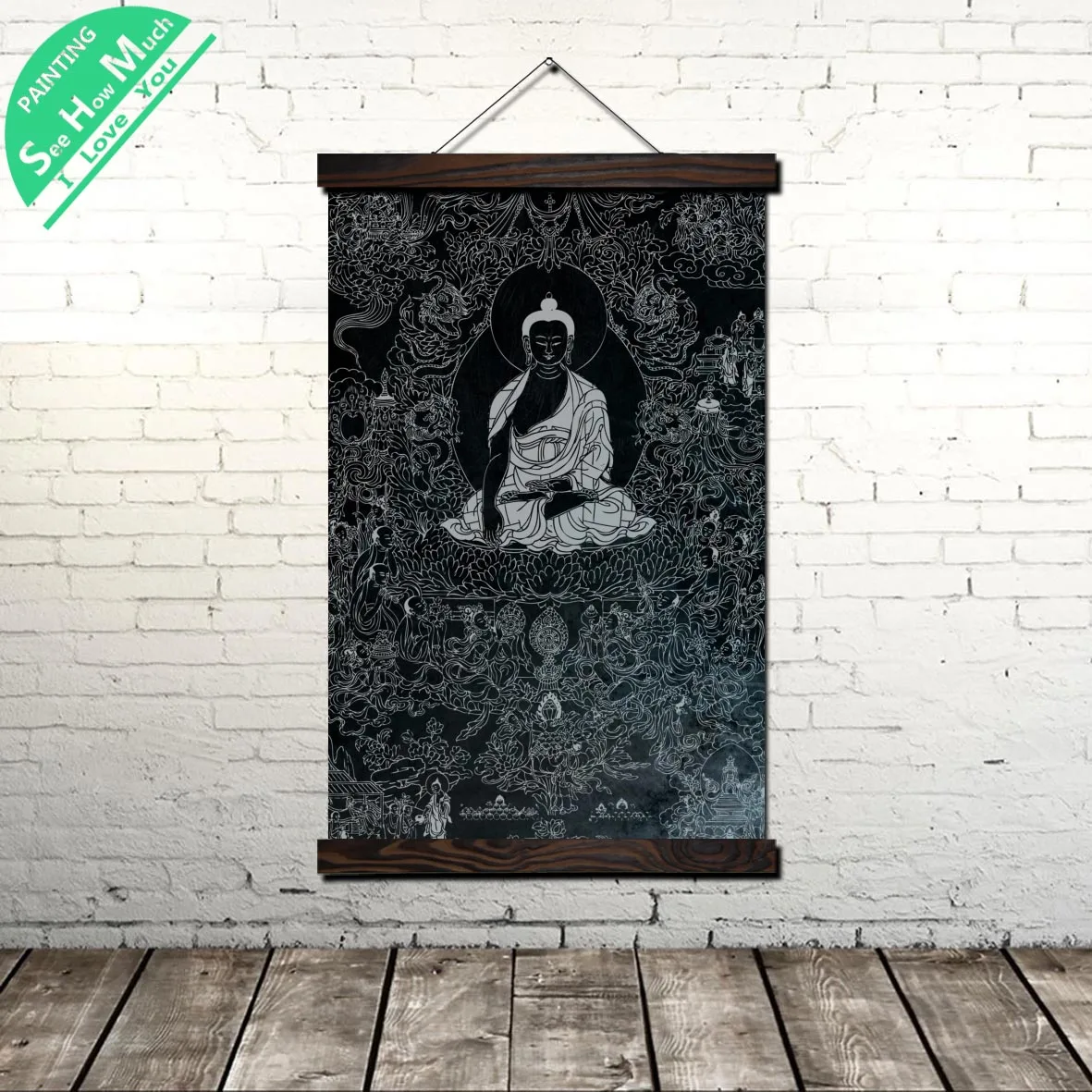Buddhahood Illustration Poster Black and White Vintage Poster Scroll Painting Frame Canvas Modern Art Wall Pictures Home Decor
Buddhahood Illustration Poster Black and White Vintage Poster Scroll Painting Frame Canvas Modern Art Wall Pictures Home Decor