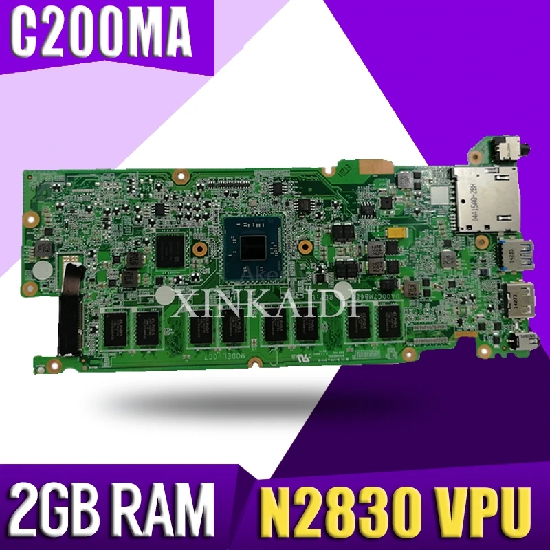 C200MA MAIN_BD._2G/N2830 Motherboard For Asus C200MA Laptop Notebook With N2830 CPU 2GB RAM Mainboard REV E DA00C7MB6E0
C200MA MAIN_BD._2G/N2830 Motherboard For Asus C200MA Laptop Notebook With N2830 CPU 2GB RAM Mainboard REV E DA00C7MB6E0