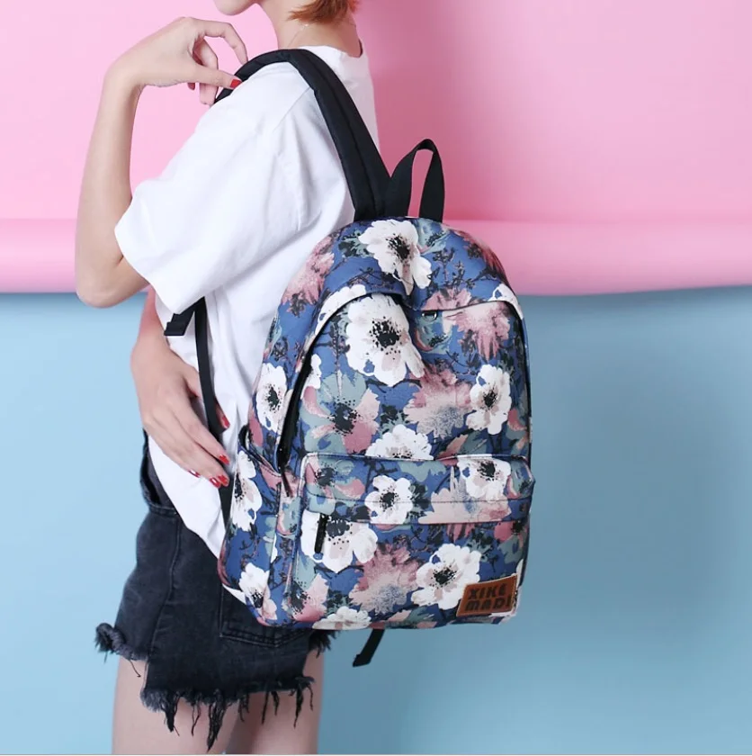 Women Canvas Backpack Flower Floral Backpacks For Teenage Girls Small Printing Backpack Female Schoolbag Rucksacks For Girls
Women Canvas Backpack Flower Floral Backpacks For Teenage Girls Small Printing Backpack Female Schoolbag Rucksacks For Girls