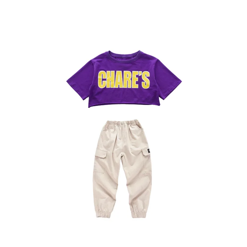 Children Cool Hip Hop Clothing Running Casual Pants Top Crop T Shirt for Girls Jazz Dance Costumes Wear Ballroom Dancing Clothes
Children Cool Hip Hop Clothing Running Casual Pants Top Crop T Shirt for Girls Jazz Dance Costumes Wear Ballroom Dancing Clothes