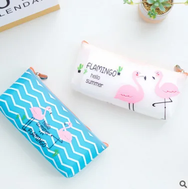 Силиконовый пенал для карандашей из ПВХ Flamigo металлический чехол на молнии с