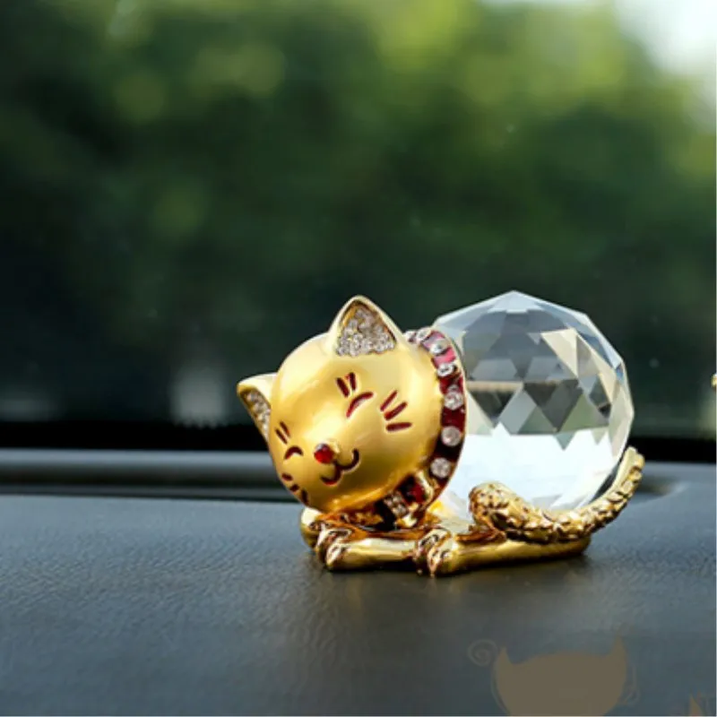 Crystal Cat Home Decoration Car Decor High-Grade Crystal Lucky Cat Car Interior Ornaments Gift Home Decoration Accessories
Crystal Cat Home Decoration Car Decor High-Grade Crystal Lucky Cat Car Interior Ornaments Gift Home Decoration Accessories