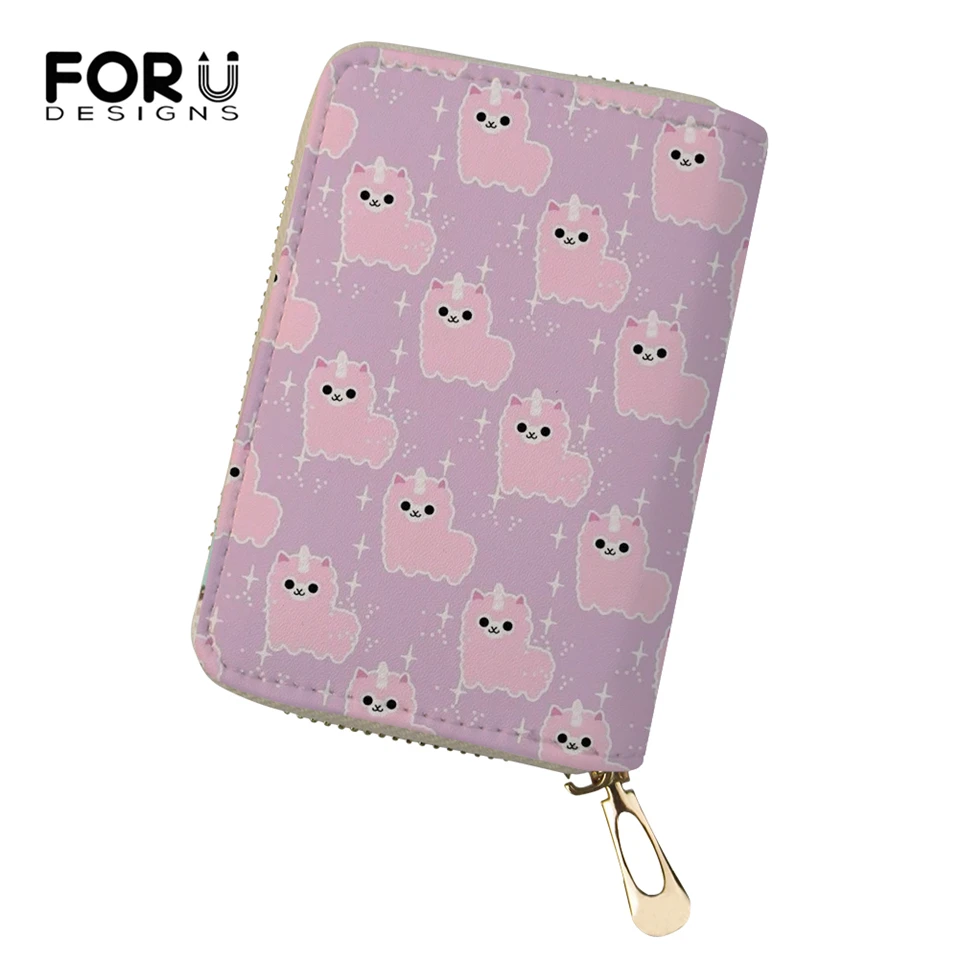 FORUDESIGNS Fashion Women Business PU Card Holder Pink Sheeps Prints Girls Money Purses Cartoon Animal Pattern Cluth Wallets
FORUDESIGNS Fashion Women Business PU Card Holder Pink Sheeps Prints Girls Money Purses Cartoon Animal Pattern Cluth Wallets