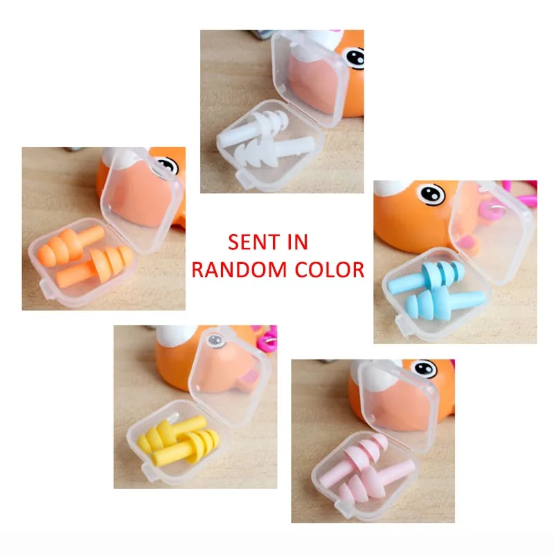 KopiLova 10lots Noise Proof Silicone Ear Plugs Noise Reduction Ear Protector Sound proof Ear Buds For Sleeping Studying Swimming
KopiLova 10lots Noise Proof Silicone Ear Plugs Noise Reduction Ear Protector Sound proof Ear Buds For Sleeping Studying Swimming