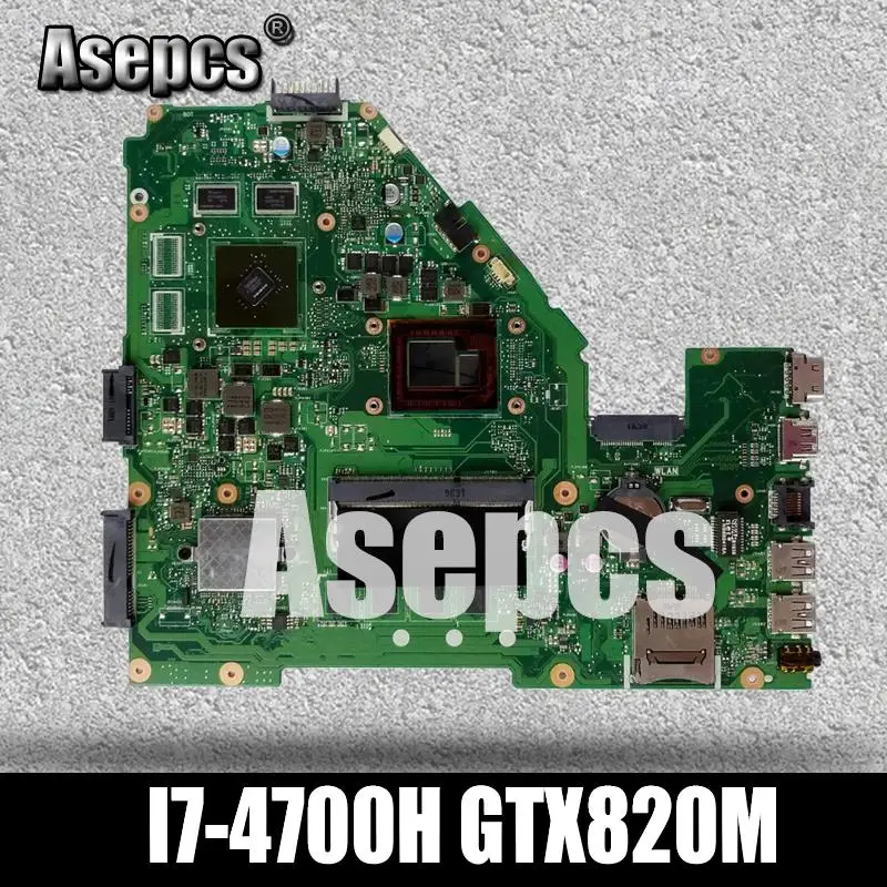 Asepcs X550JD X550JK материнская плата для ноутбука For Asus FX50J ZX50J A550J X550J X550 тест