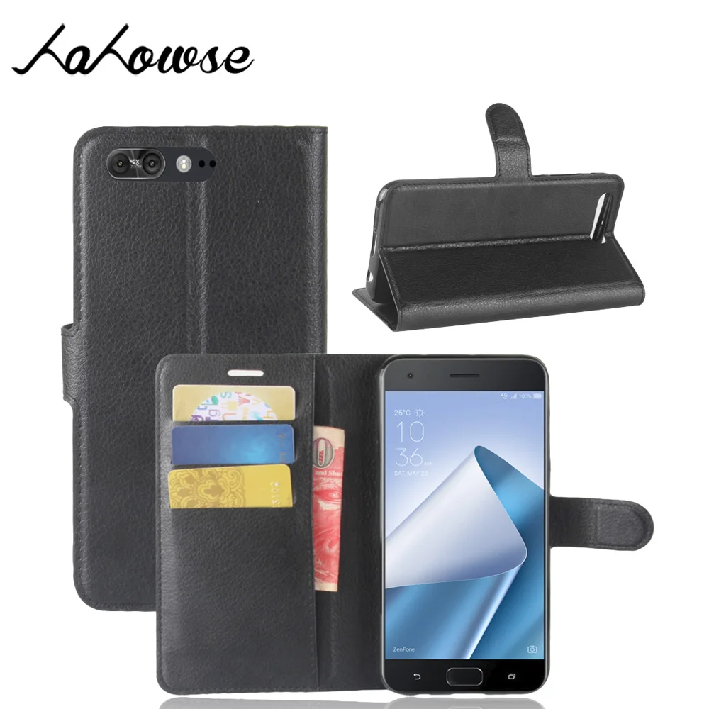 Hahowse флип бумажник телефон чехол для Asus Zenfone 4 Pro zs551kl случае 5.5 "Роскошные Бизнес
