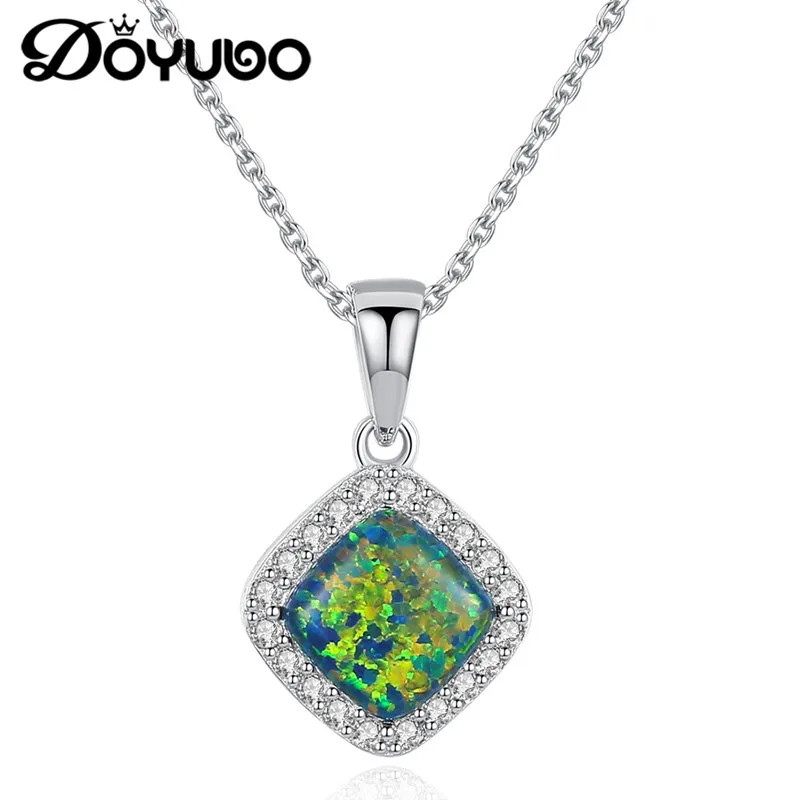 Женская классическая цепочка с кулоном DOYUBO, кулон из серебра 925 пробы с оливковым зелёным квадратом и опалом, кулон высокого качества с куби...
Женская классическая цепочка с кулоном DOYUBO, кулон из серебра 925 пробы с оливковым зелёным квадратом и опалом, кулон высокого качества с куби...
