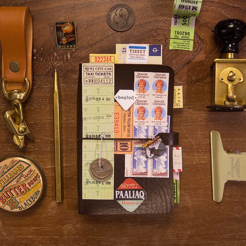 vintage journal Travelers Notebook PU Notebook Organizer Agenda Notebook Paper Organizer/Planner School Supplies
vintage journal Travelers Notebook PU Notebook Organizer Agenda Notebook Paper Organizer/Planner School Supplies