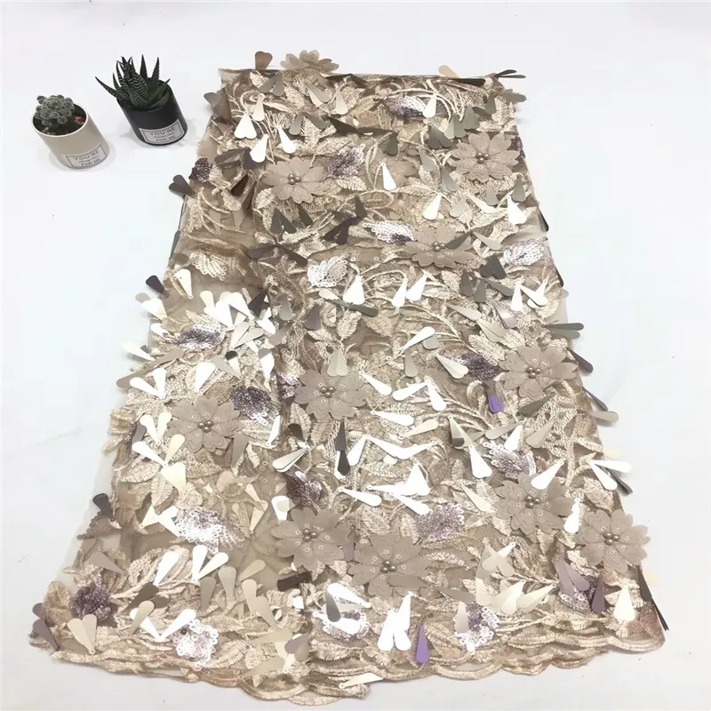 Latest African Laces 2018 3d Lace Fabric Wedding Nigerian French Tulle Lace Fabric With Beades 5yards With Sequins +beads xb7-14
Latest African Laces 2018 3d Lace Fabric Wedding Nigerian French Tulle Lace Fabric With Beades 5yards With Sequins +beads xb7-14