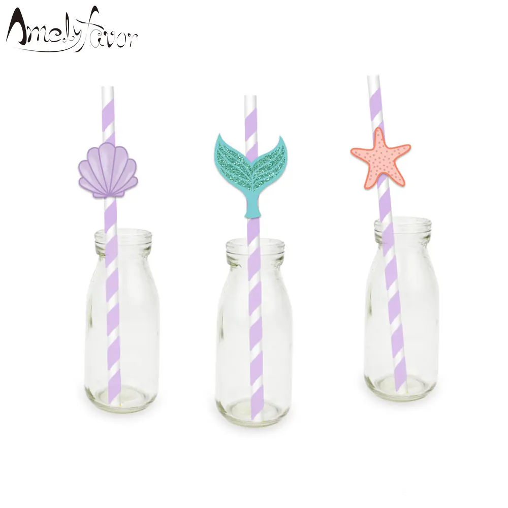 Mermaids Straw 21PCS Paper Straws Birthday Party Festive Supplies Decoration Under the Sea Paper Drinking Straws
Mermaids Straw 21PCS Paper Straws Birthday Party Festive Supplies Decoration Under the Sea Paper Drinking Straws