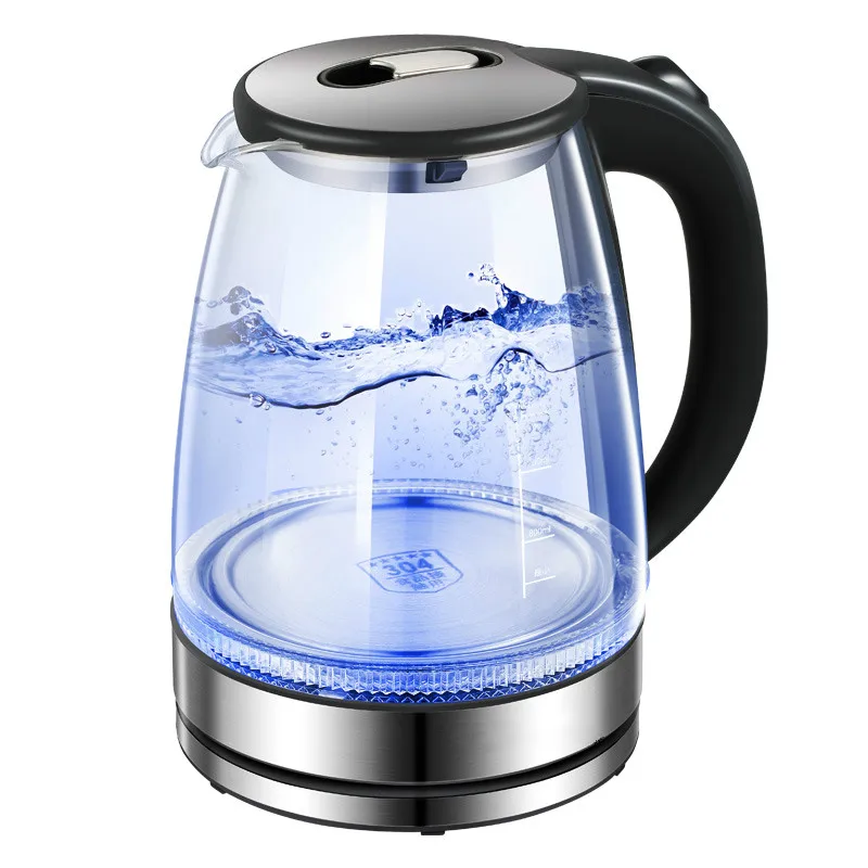 Glass electric kettle boiling water boiler household transparent automatic power cut thermal insulation large capacit
Glass electric kettle boiling water boiler household transparent automatic power cut thermal insulation large capacit