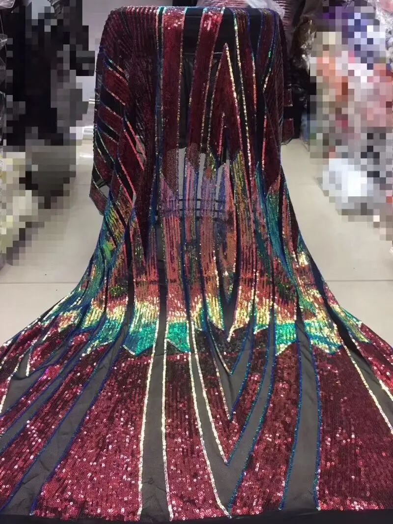 Pretty embroidered tulle mesh lace fabric with sequins ZH-5256 african net lace fabric
Pretty embroidered tulle mesh lace fabric with sequins ZH-5256 african net lace fabric